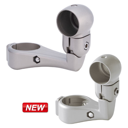 BAUHAUS フリーRレール 支柱付エンドブラケット