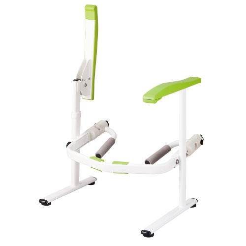 【生産終了】たよレールrest 便器固定右手すりはね上げタイプ