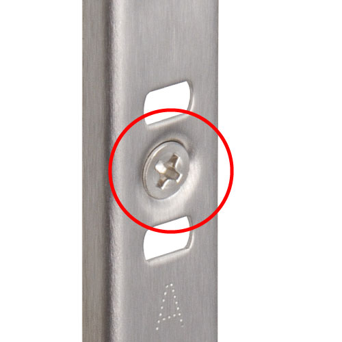 ステン壁面収納支柱用ビス